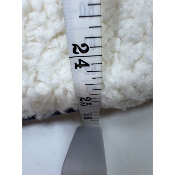 Vtg Original Weatherproof Sherpa Vest Women’s Sz Medium White Cozy Core Hooded - Picture 6 of 12